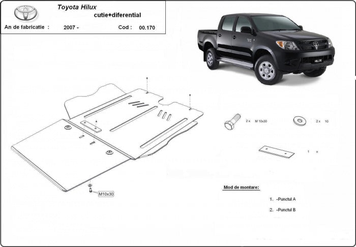 Scut diferential Toyota Hilux 2004-2015