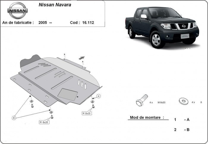 Scut motor Nissan Navara 2005-2015