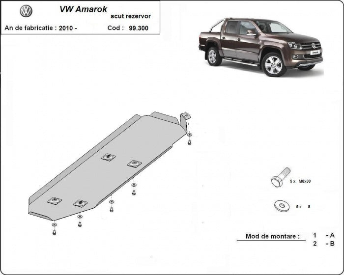 Scut rezervor Volkswagen Amarok 2010-2022