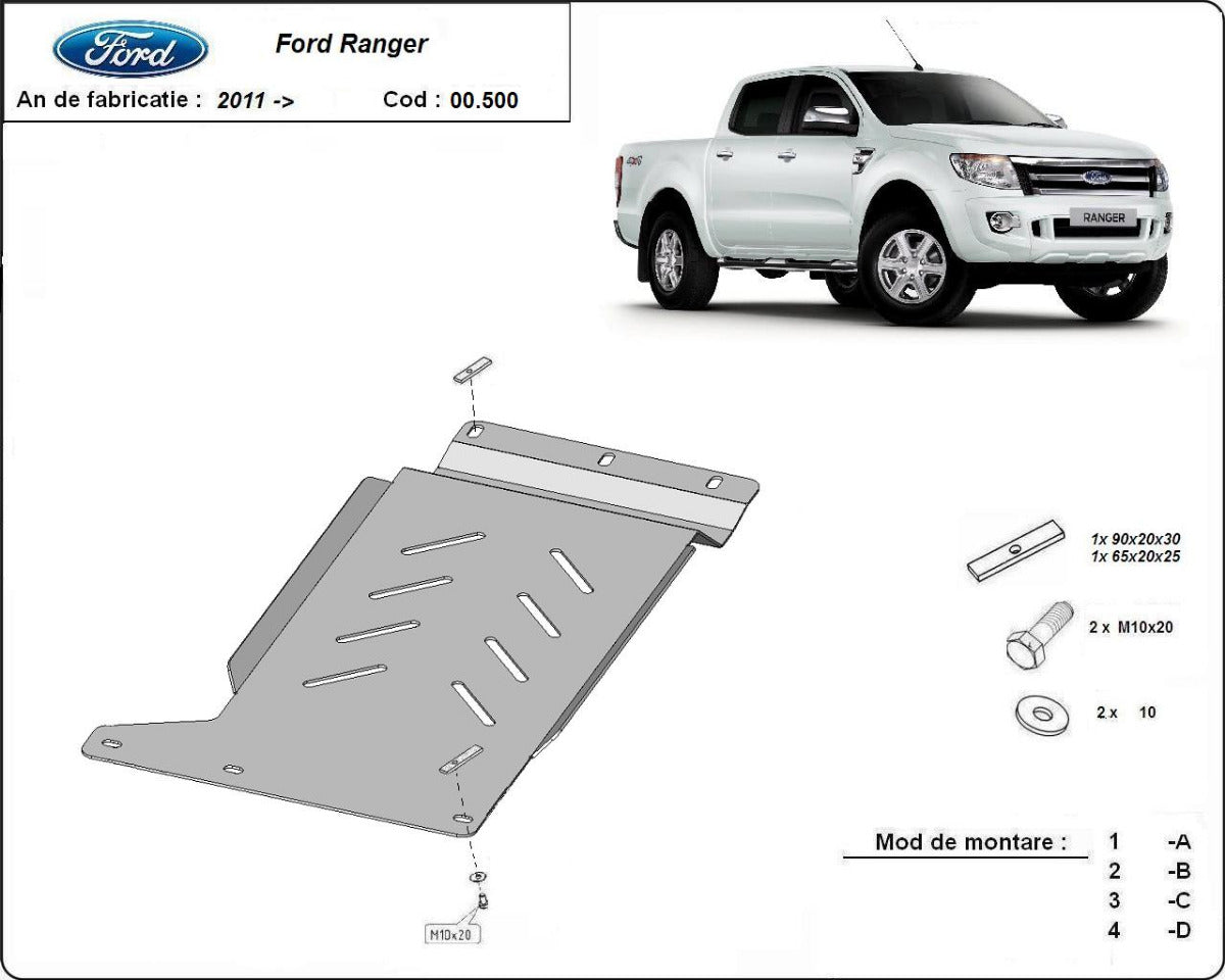 Scut cutie de viteza Ford Ranger 2011-2020