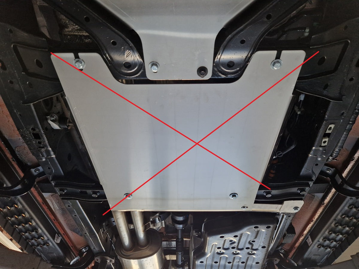 Scut filtru combustibil, conducte Ford Ranger Raptor - Aluminium 2023-2025