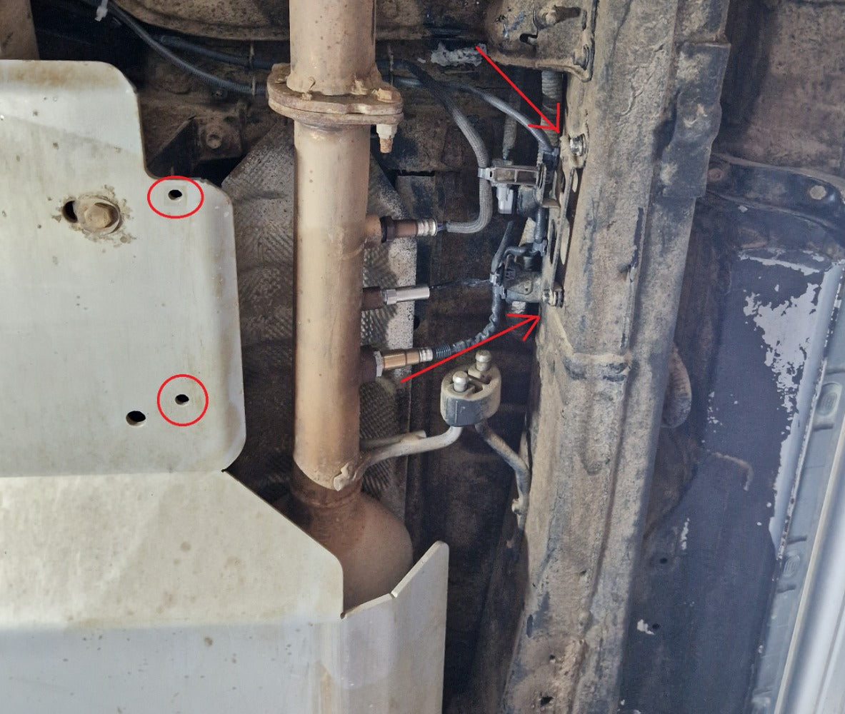 Scut senzor filtru de particule din aluminiu Toyota Hilux 2021-2025