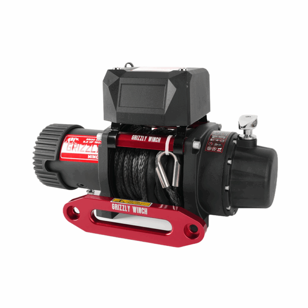 Troliu Grizzly Winch 8500lbs (3855kg) cablu sintetic