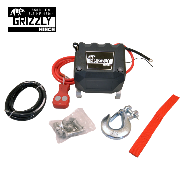 Troliu Grizzly Winch 8500lbs (3855kg) cablu otel