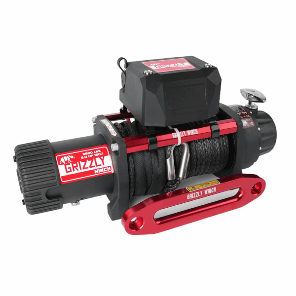 Troliu Grizzly Winch 9500lbs (4310kg) cablu sintetic