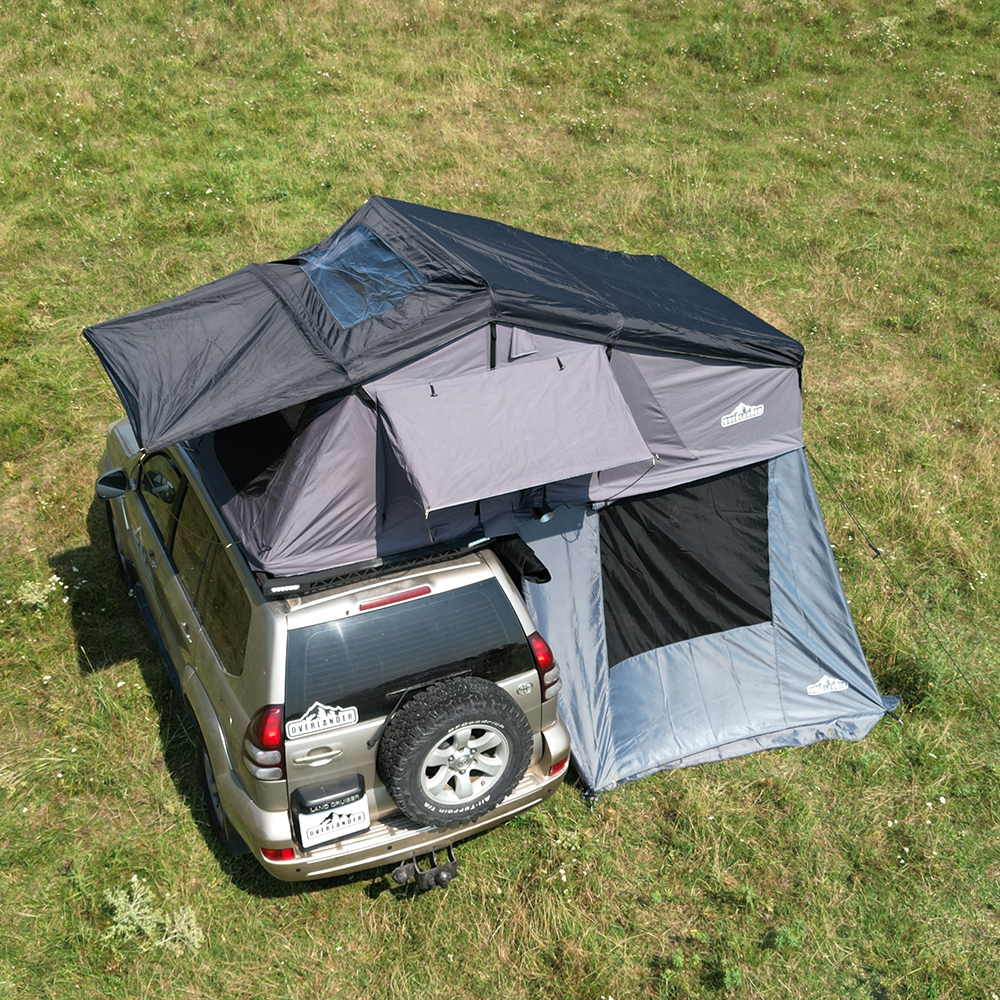 Anexa cort auto Overlander Explorer 3.0 140 cm cu Sky Roof