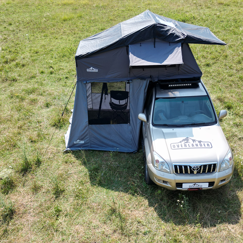 Anexa cort auto Overlander Explorer 3.0 140 cm cu Sky Roof