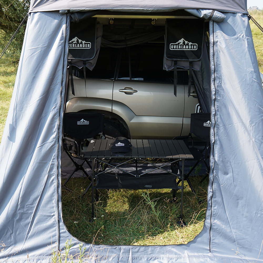 Anexa cort auto Overlander Explorer 3.0 140 cm cu Sky Roof