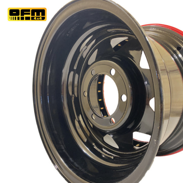 Janta otel cu Beadlock 16X10 ET -50 6X139.7 CB 110 Nissan, Mitsubishi, Toyota