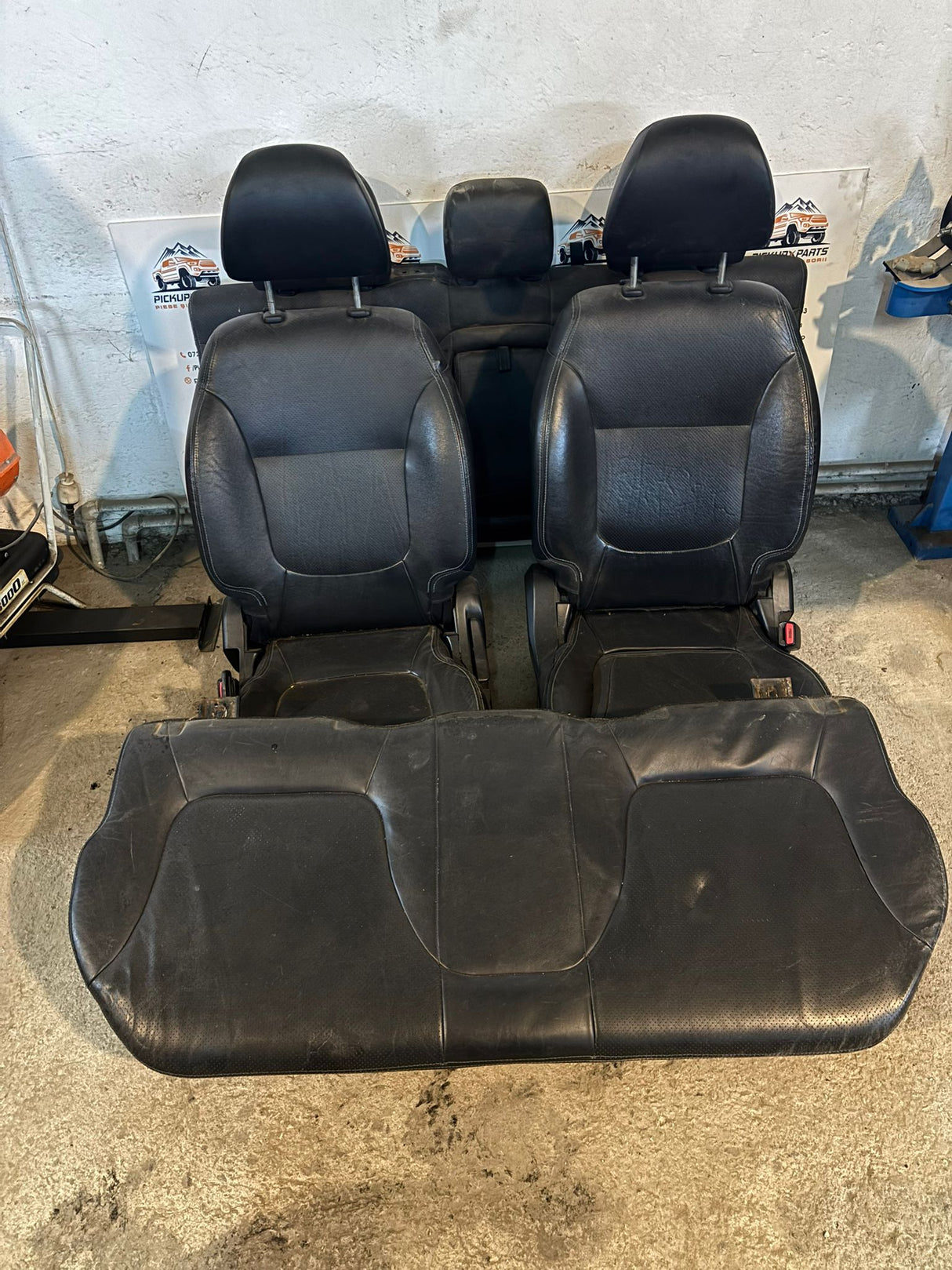 SET SCAUNE PIELE MITSUBISHI L200 2006, 2007, 2008, 2009, 2010, 2011, 2012, 2013, 2014
