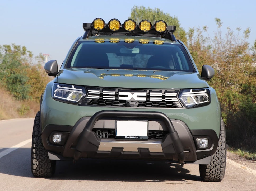 Bullbar Amazon Plus Negru PWT16 Dacia Duster (2018-2023)