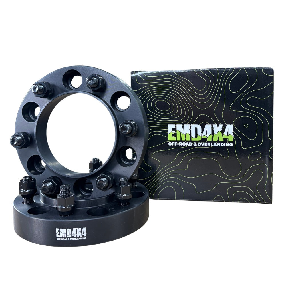 Flansa distantier 30mm, 6x139.7, M12x1.25, CB110, Nissan Patrol Y60/Y61, K260, Terrano, Navara D21 D22, Ford Maverick (cu inel de centrare) Emd4x4