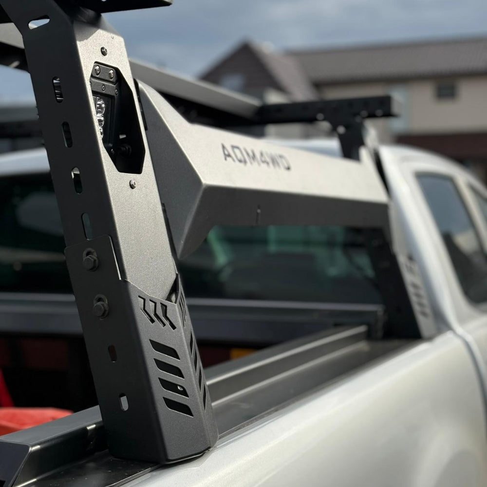 Rollbar Universal Pick-Up pentru corturi de acoperis si accesorii overlanding cu proiectoare