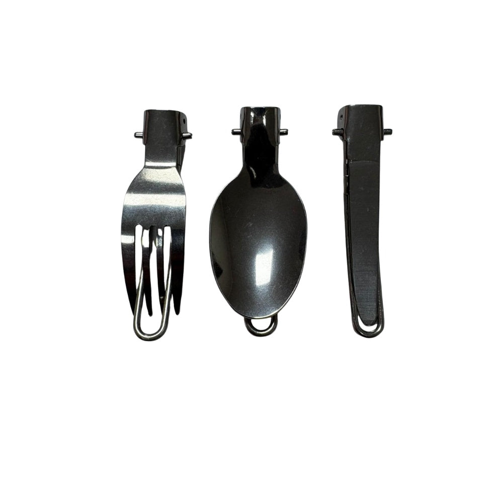 Set gătit camping și drumeție cu arzător pe gaz, oală, tigaie, ceainic, căni și tacâmuri, pentru 2–3 persoane, Emd4x4