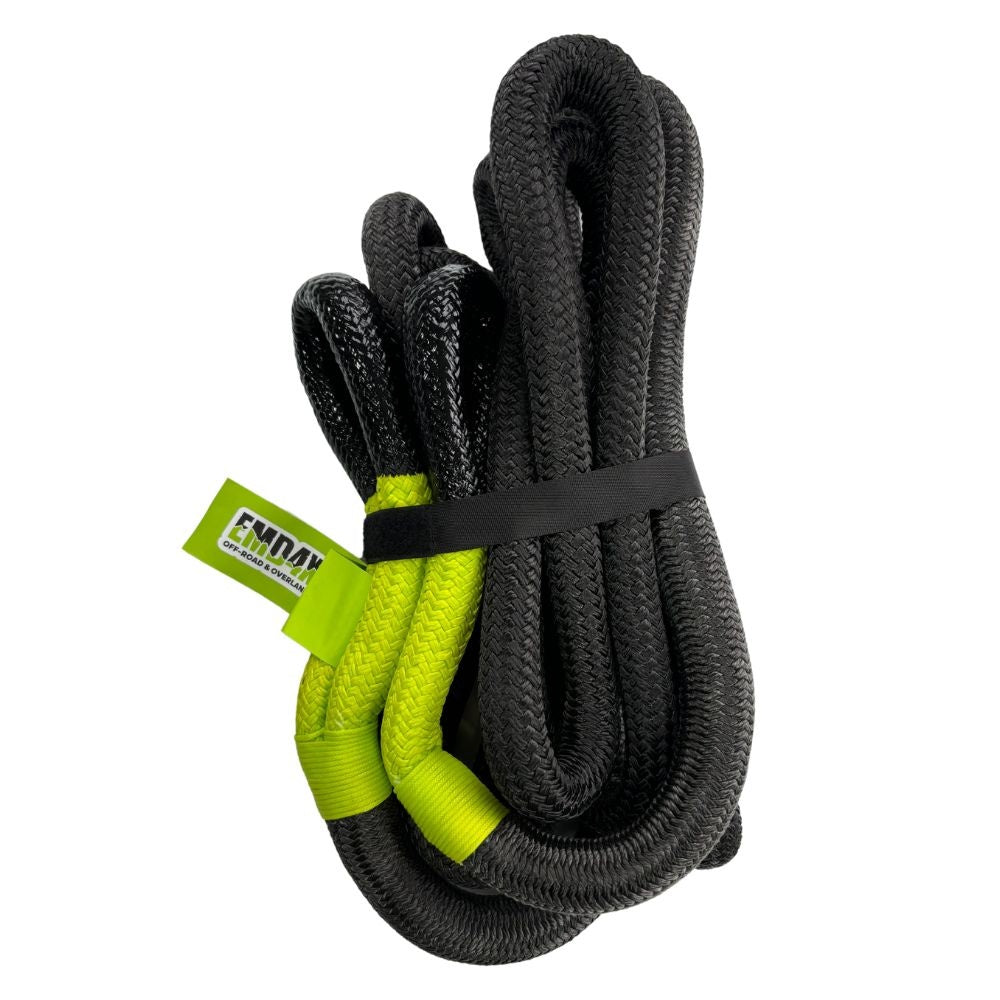 Șufă cinetică pentru recuperare autovehicule 22 mm x 9 m, 10.8 tone, negru-verde EMD4x4