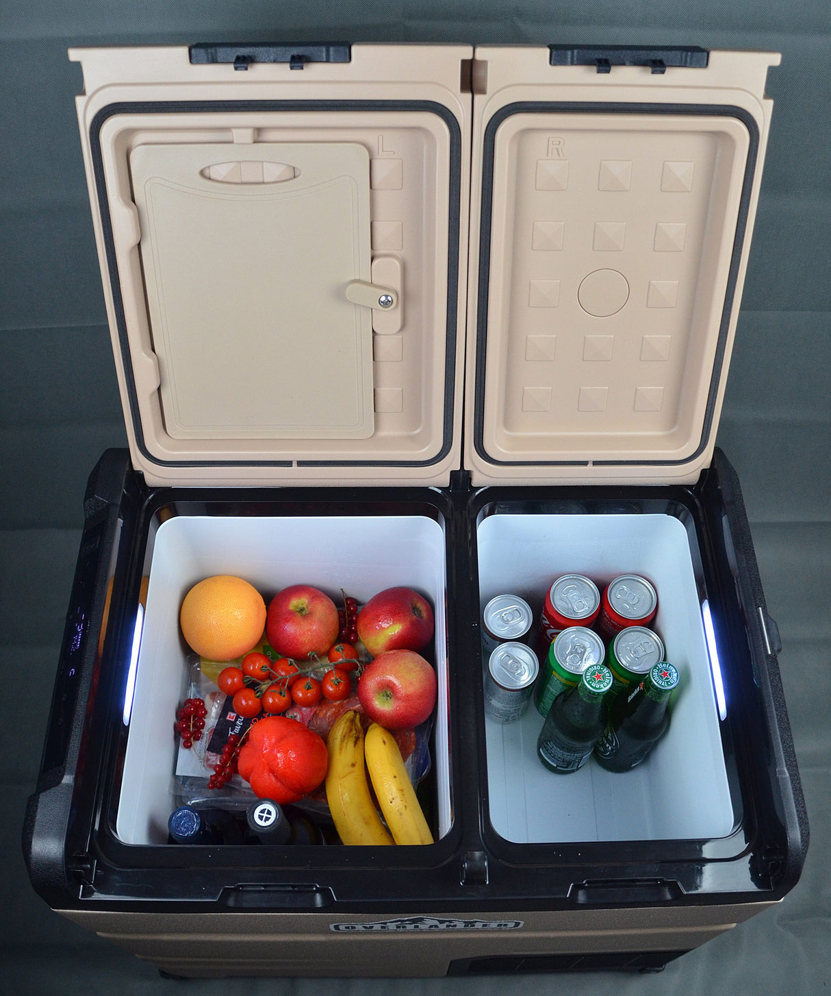 Frigider + congelator auto Overlander pentru camping 55l