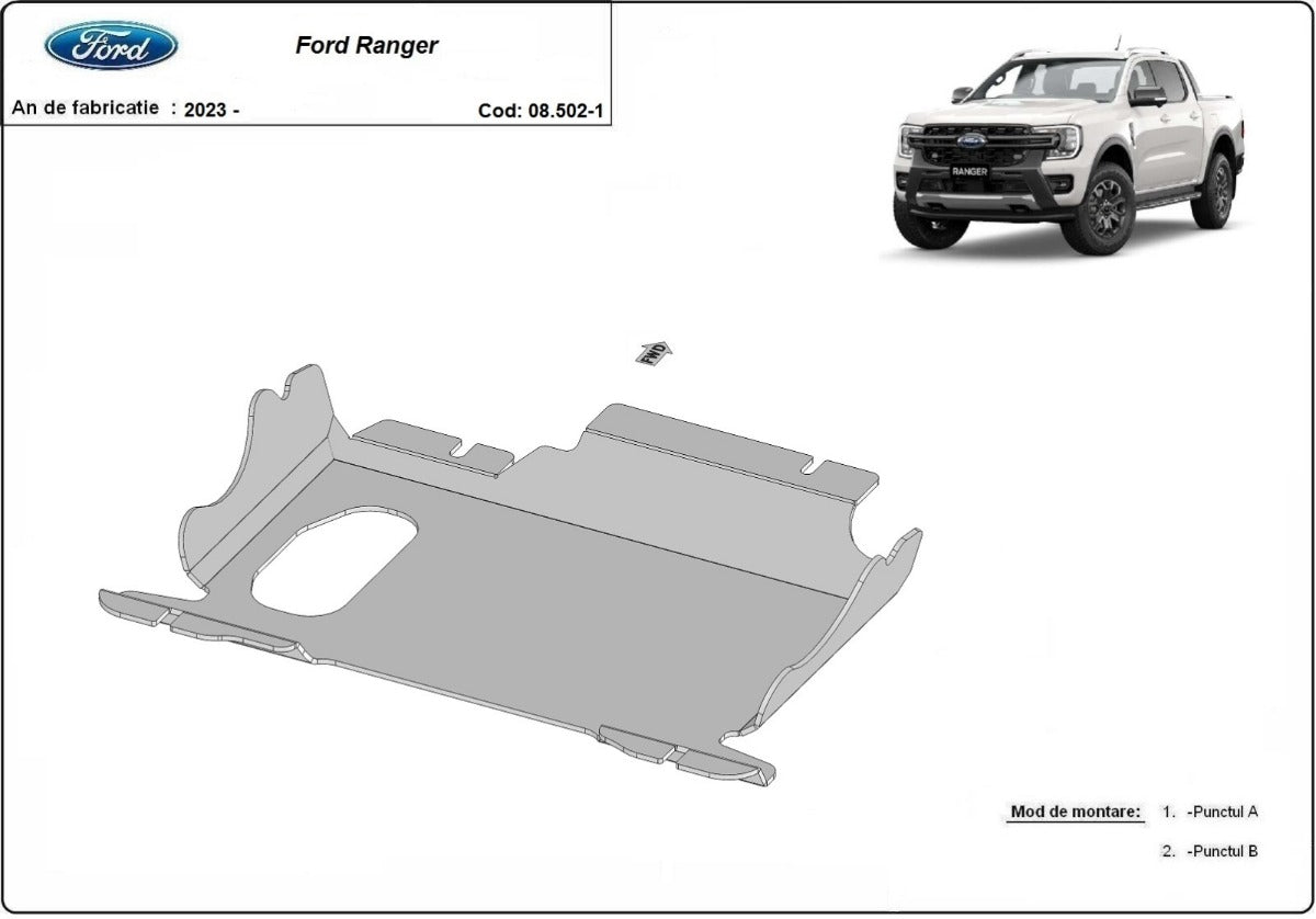 Scut motor Ford Ranger 2023-2025