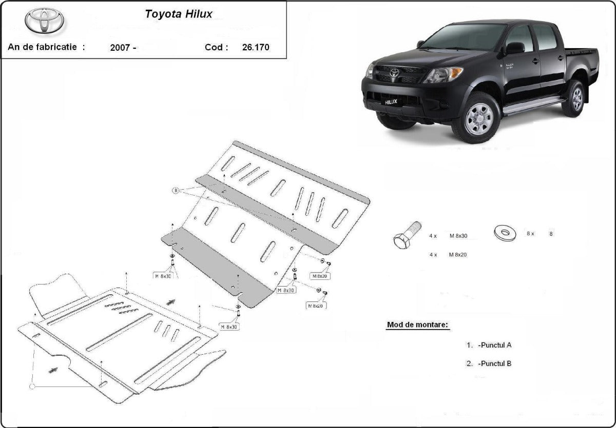 Scut motor Toyota Hilux 2004-2015