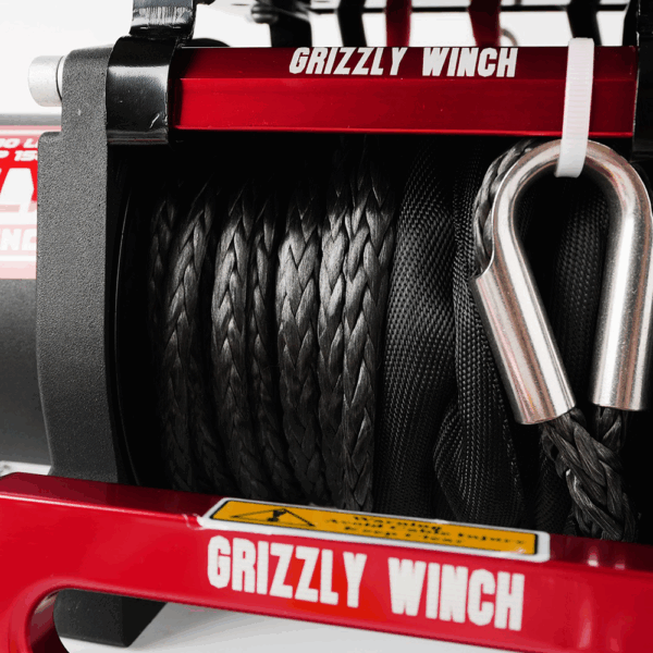 Troliu Grizzly Winch 8500lbs (3855kg) cablu sintetic
