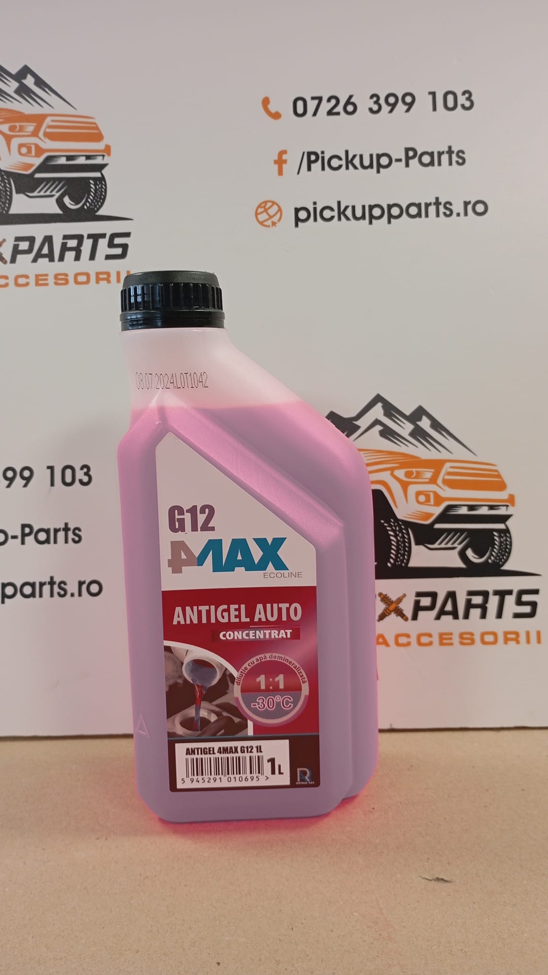 ANTIGEL 4MAX G12 ROSU 1L