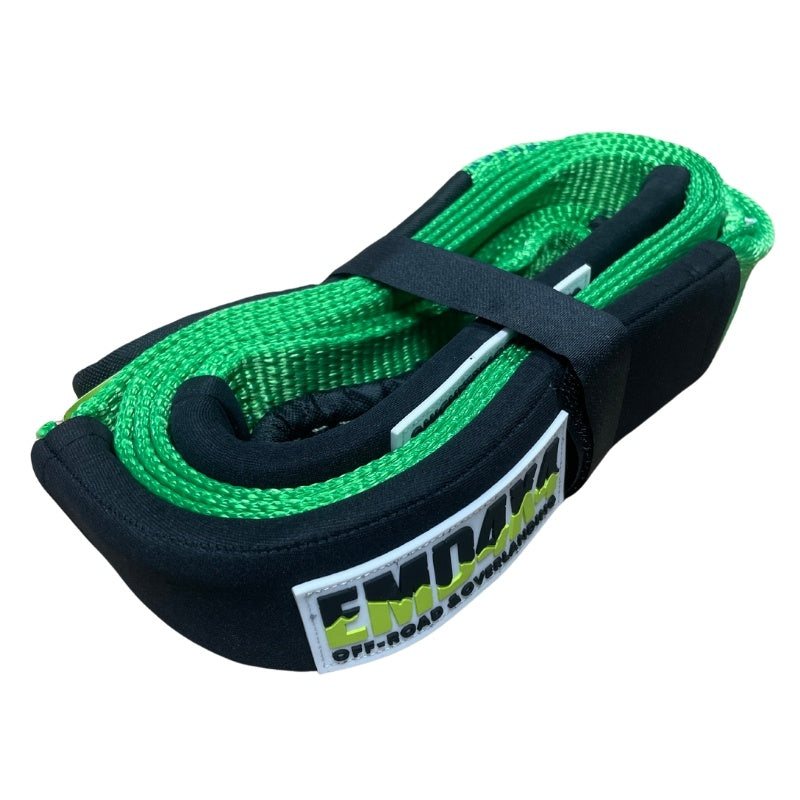 Chingă de recuperare auto 8t (8000kg) 3m x 50mm Verde Emd4X4