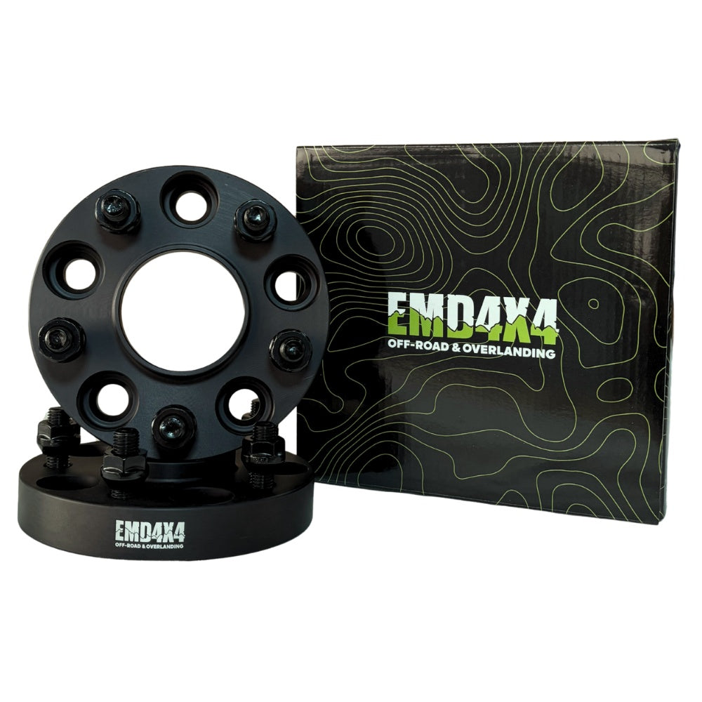 Flansa distantier 25mm, 5x114.3, M12x1.5, CB66.1, Dacia Duster (cu inel de centrare) Emd4x4