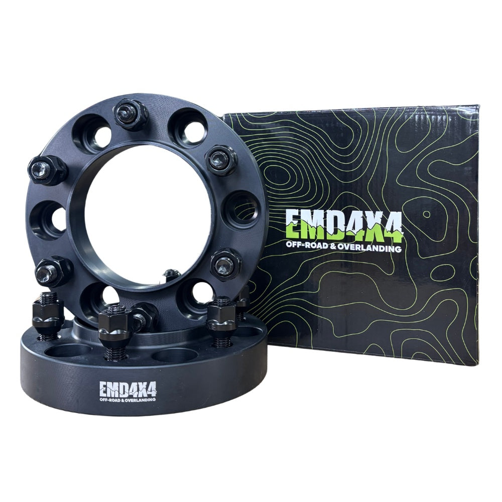 Flansa distantier 30mm, 6x139.7, M12x1.5, CB106.1, Toyota Hilux 1997-2025 (cu inel de centrare) Emd4x4