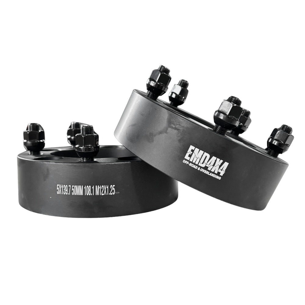 Flansa Distantier 50mm, 5x139.7, M12x1.25, CB108.1, Suzuki Jimny, Vitara, Grand Vitara 1, Samurai și Daihatsu Feroza, Rocky, Lada Niva, Aro Emd4x4