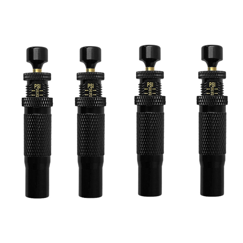 Kit de 4 deflatoare reglabile pentru anvelope, cu oprire automată, destinat autovehiculelor 4x4, ieșiri off-road, overlanding, Emd4x4