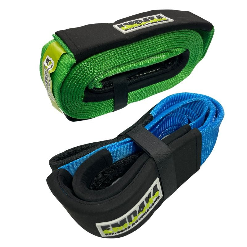 Kit de recuperare Off-Road complet cu Sufe, Ocheți, Scripete, Mănușă, Greutate cablu troliu și Geantă Camuflaj EMD4x4