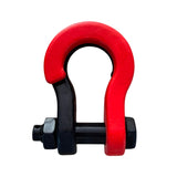 Ochet de recuperare 8500 kg cu deschidere rapidă (quick release), metalic, negru-roșu, EMD4x4