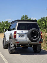 Portbagaj Slim Nissan Patrol Y61 GU3 si GU4 Lung, 216 x 126 cm, Aluminiu, cu sine T-Slot