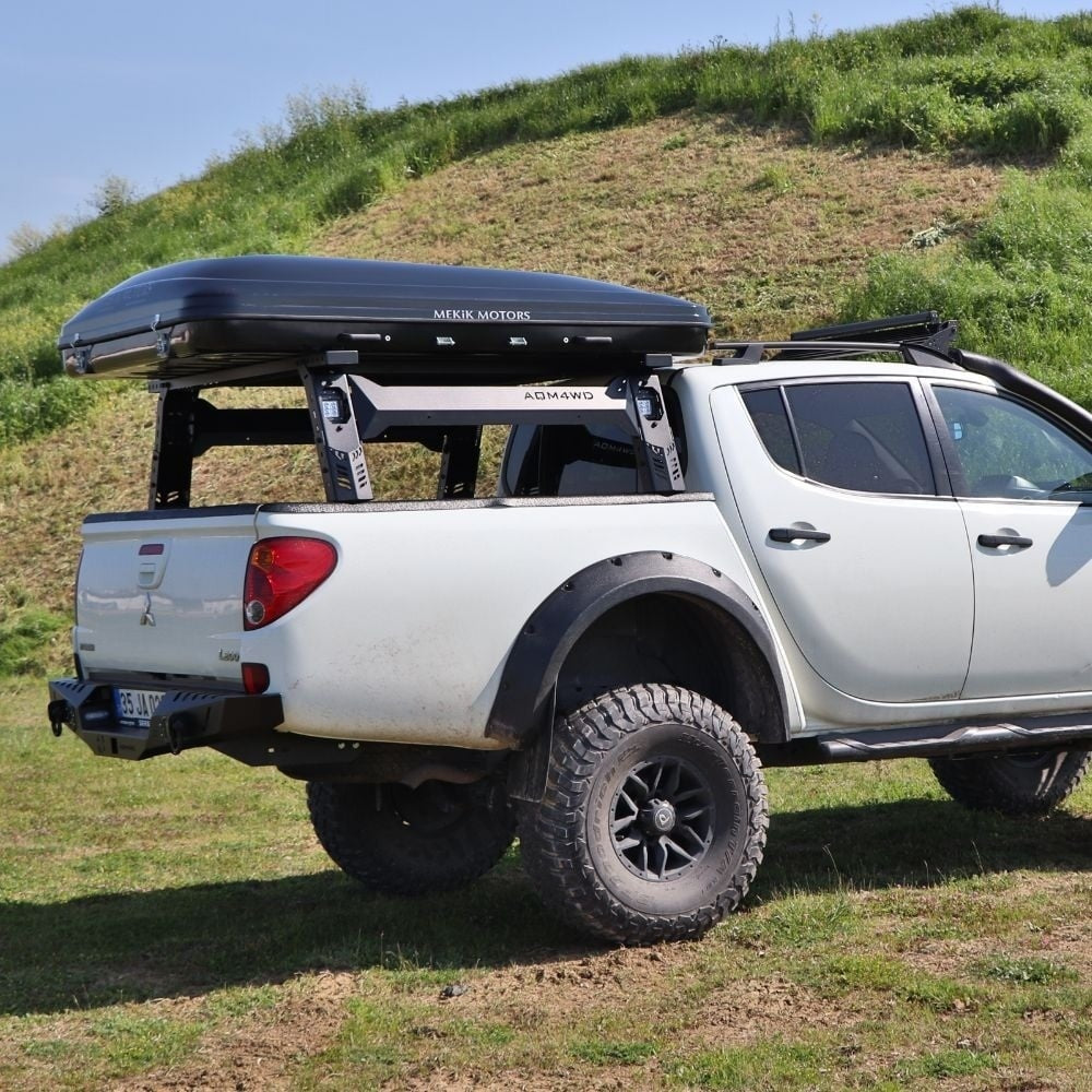 Rollbar Universal Pick-Up mountain top pentru corturi de acoperis si accesorii overlanding cu proiectoare