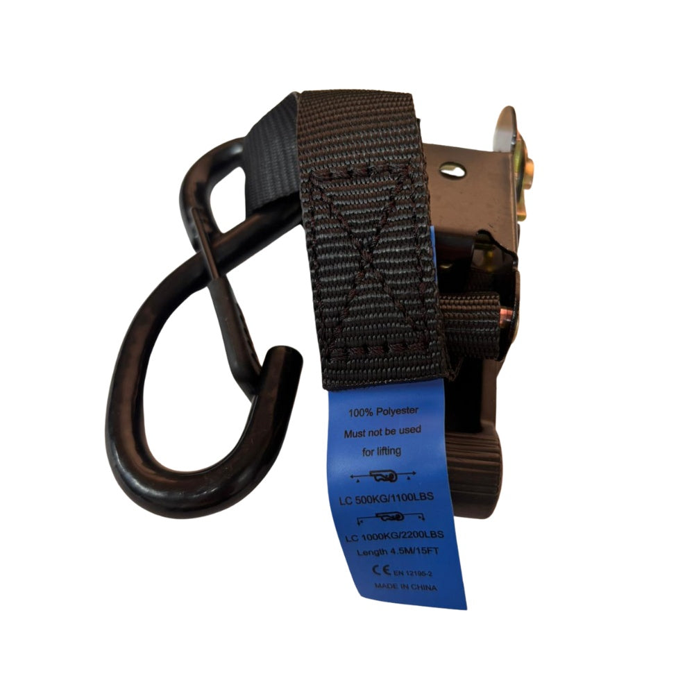 Set (4 buc.) chingi ancorare cu clichet 4,5 m, 500/1000 kg, fixare încărcături, EMD4x4