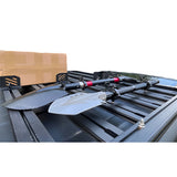 Set cleme pentru prindere accesorii off-road și overlanding pe șinele portbagajului de plafon EMD4x4