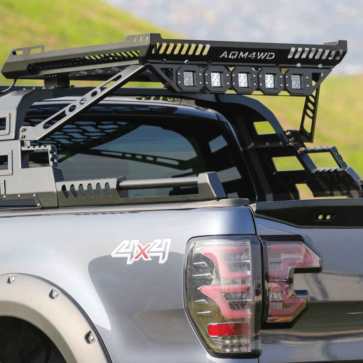 Set de proiectoare LED cu suport, compatibil cu portbagaje
