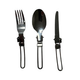 Set gătit camping și drumeție cu arzător pe gaz, oală, tigaie, ceainic, căni și tacâmuri, pentru 2–3 persoane, Emd4x4