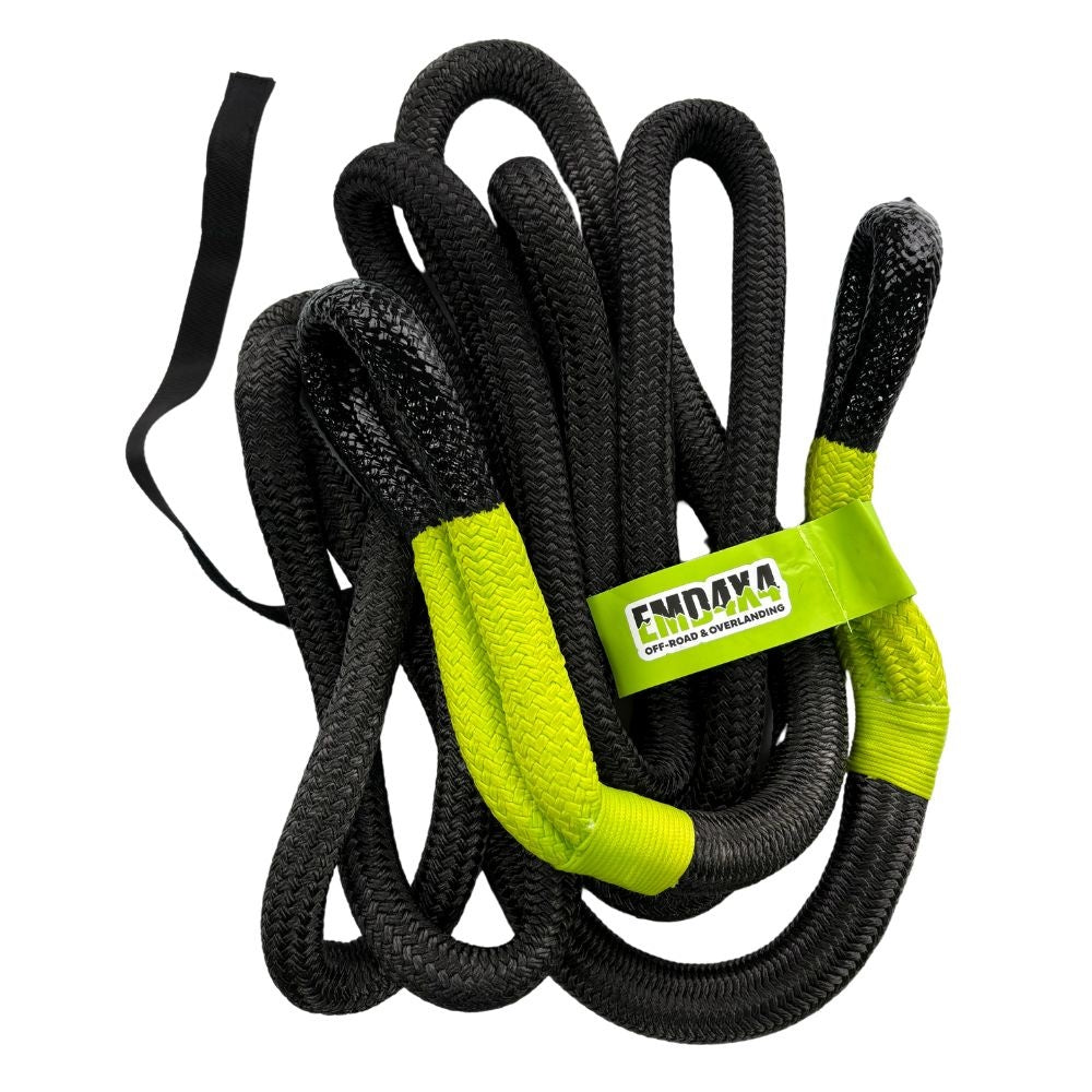 Șufă cinetică pentru recuperare autovehicule 22 mm x 9 m, 10.8 tone, negru-verde EMD4x4