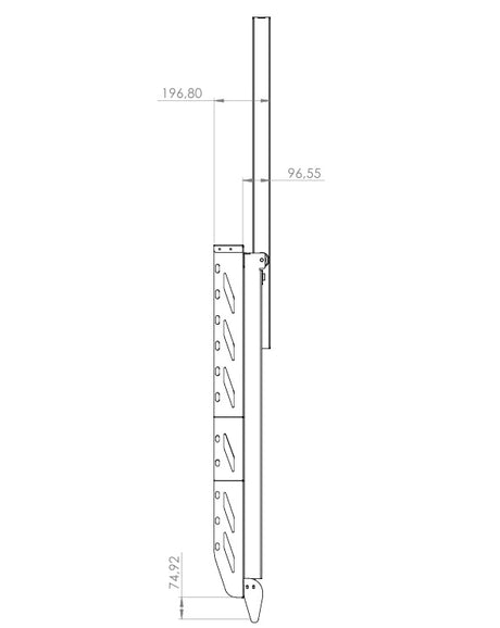 Tava culisanta bena Pick-Up Universal Gri  (Toyota, Mistubishi, Ford, Isuzu etc.)