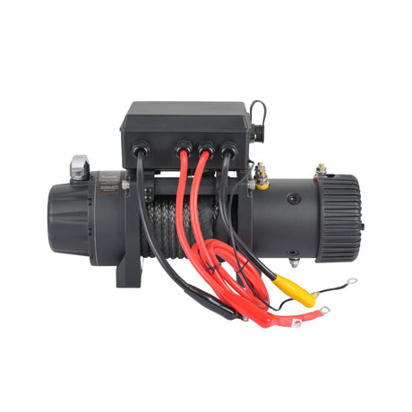 Troliu electric auto EMD Winch 6000lbs (2722kg), 12V, cablu sintetic, 15m, raport 173:1