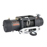 Troliu electric auto EMD Winch 6000lbs (2722kg), 12V, cablu sintetic, 15m, raport 173:1