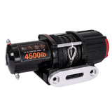 Troliu electric EMD Winch 4500lbs (2041kg), 12V, cablu sintetic 12m, raport 166:1